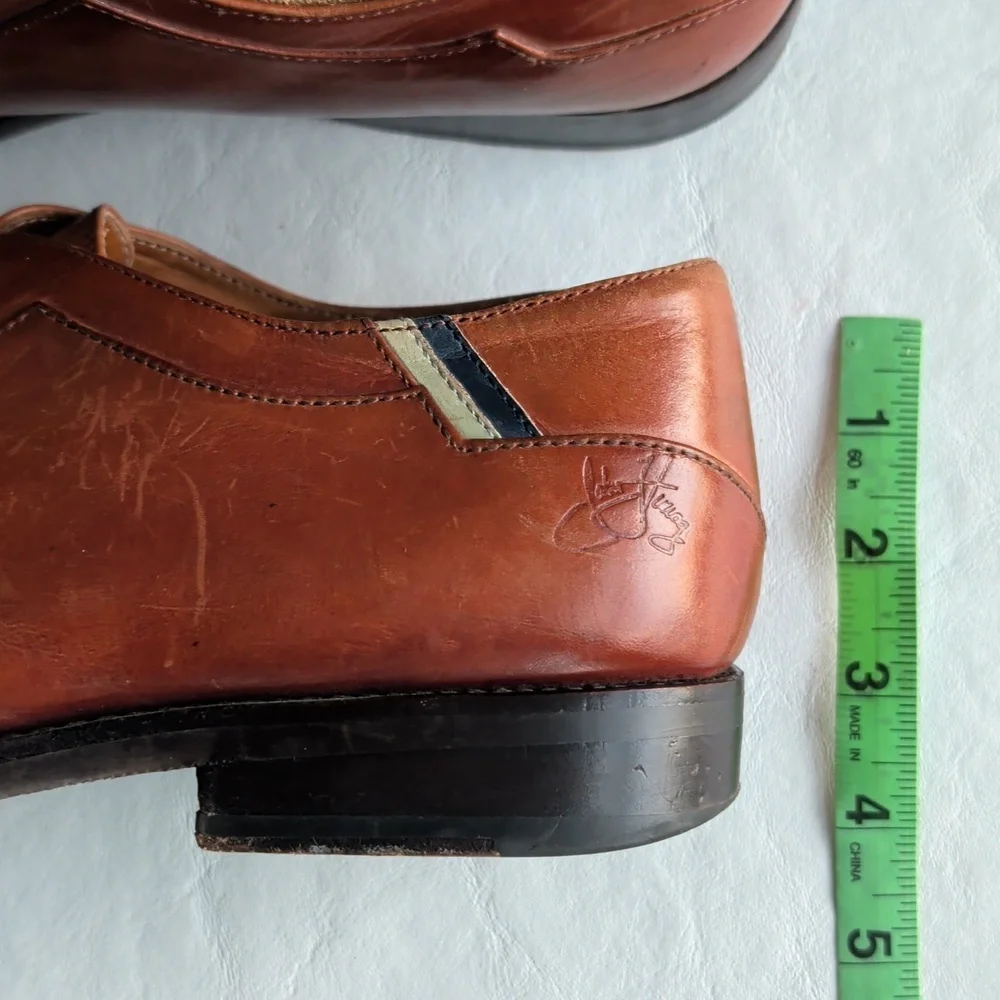 JOHN FLUEVOG Brown Leather Oxford Derby Lace Up Shoes Men's Size 11.5